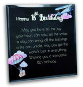 18th Birthday Mirrored Sentiment Plaque